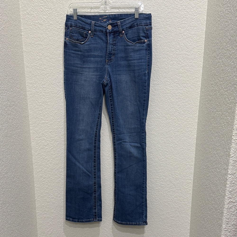 Seven7 Women's Dark Blue Boot Cut Jeans